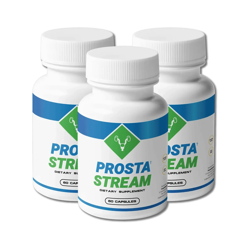 ProstaStream 3 bottles package — prostate supplement pricing